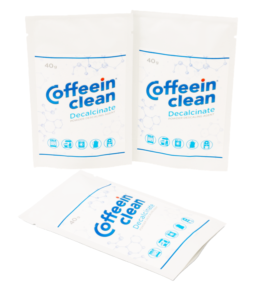 Coffeein clean DECALCINATE 40g – Praf p/u decalcinare aparatelor de cafea